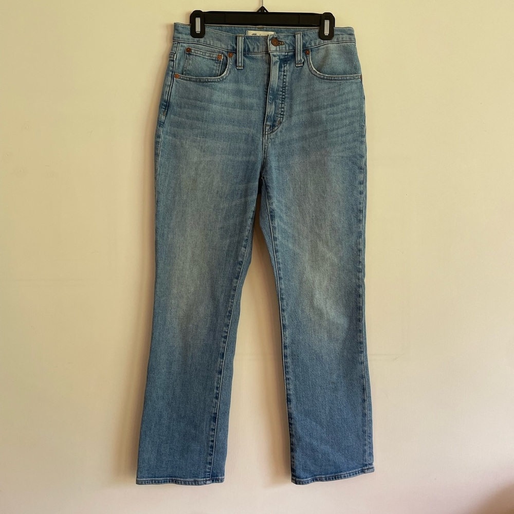 Madewell NWOT slim Demi boot jeans high rise Size 27